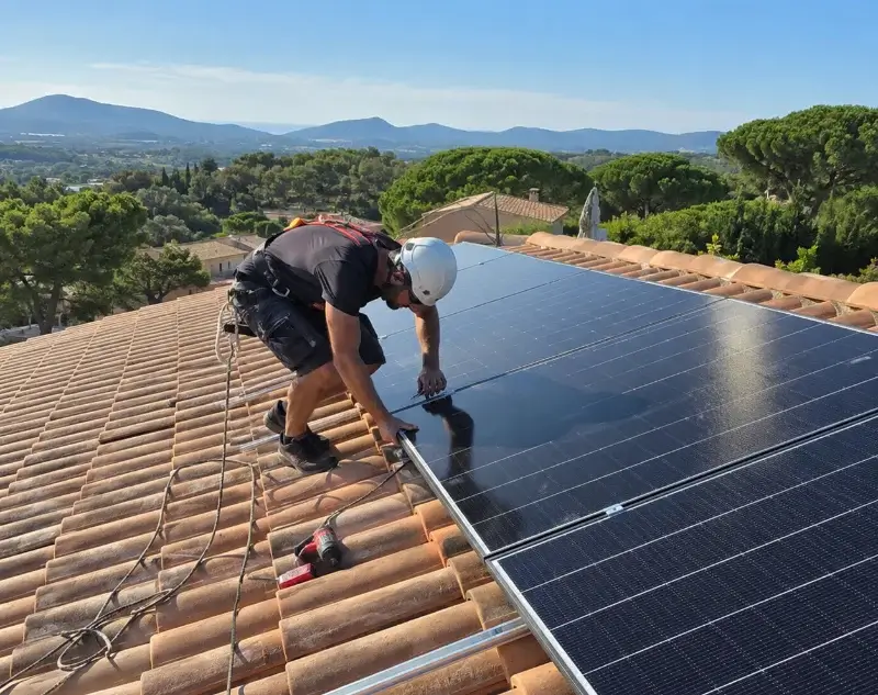 Installateur panneaux solaires Huos — pose photovoltaïque sur toiture